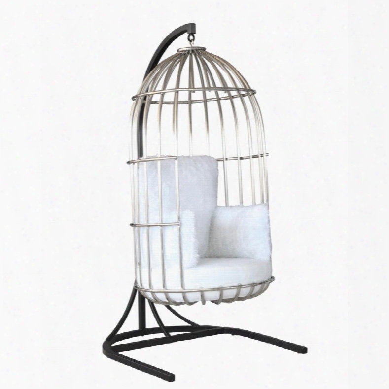 Fmi10234-white Bird Hanging Chair