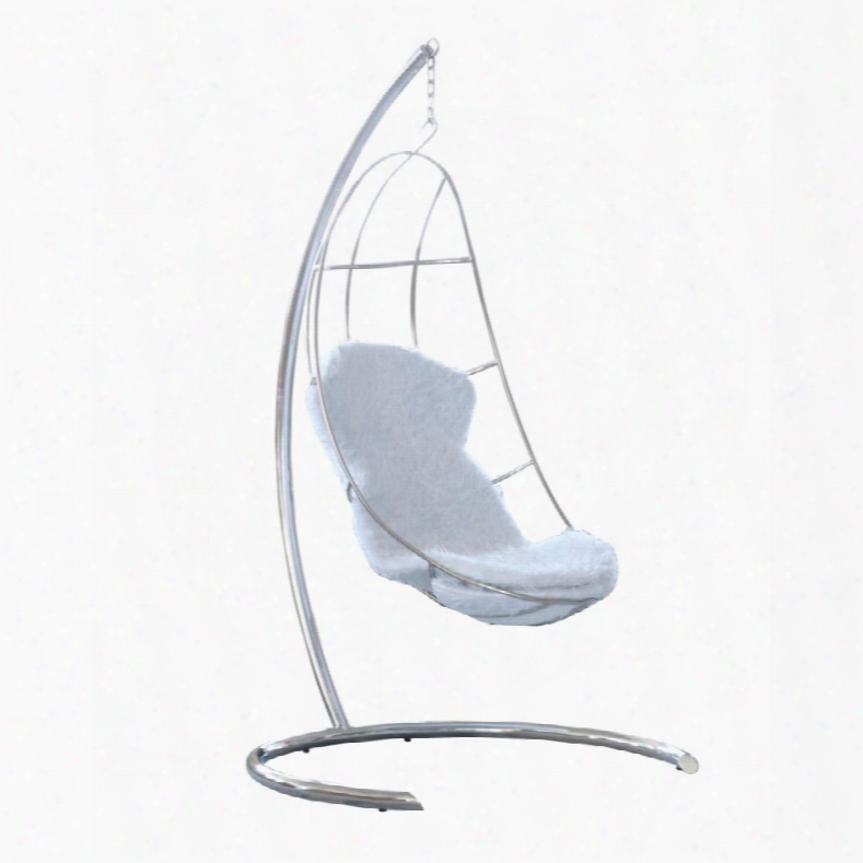 Fmi10235-white Moon Hanging Chair