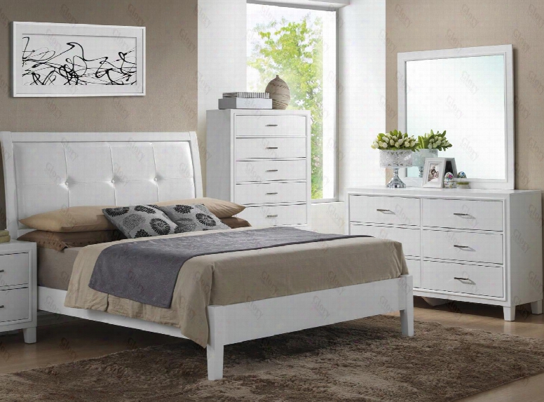 G1275atbdm 3 Piece Set Including Twin Size Bed Dresser And Mirror In