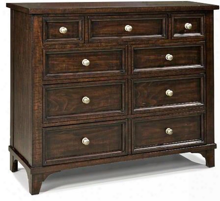 Hayden Bedroom Hy-br-5909-rse-c 52" 9 Drawer Chesser With Full Extension Drawers Apron Tapered Legs And Simple Pulls In