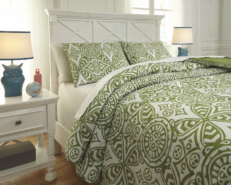 Ina Q766003f 3 Pc Full Size Comforter Set Includes 1 Comforter And 2 Standard Shams Machine Washable With Geometric Design 200 Thread Count And Cotton
