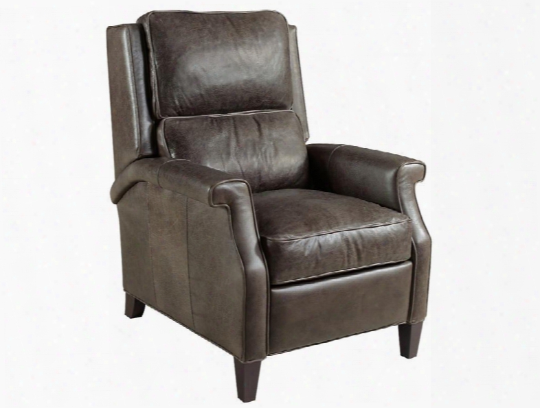 La Pedrera Series Rc305-026 42" Traditional-style Living Room Manual Romulo Recliner Chair With 66"  Full Recline Length Split Back Cushion And Leather