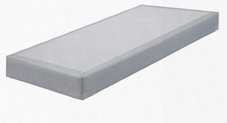 Low Profile M83x52 California King Size Foundation With Non-skid Surface In Grey (priced Individually - 2 Required For Use With