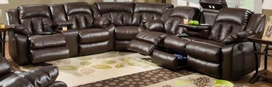 Sebring 50325-6863507 3 Piece Set Including Double Motion Sofa Loveseat And Wedge Hidden Storage Compartment And Bonded Leather In