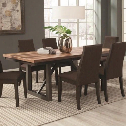 Spring Creek 106581 40.25" Dining Table And 4 Dining