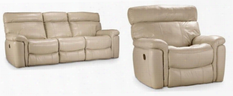 Ss6620 2-piece Living Room Set With Power Recliner And Sofa In