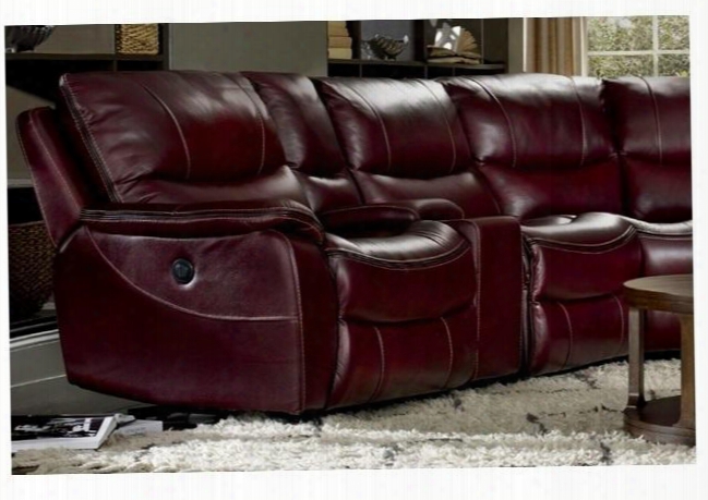 Ss624 2-piece Living Room Set With Power Motion Sofa And Loveseat In Walnut With Black
