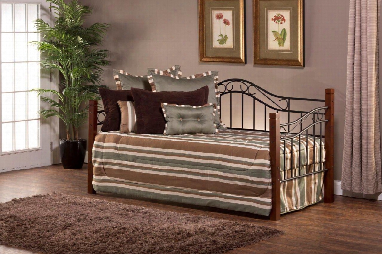 1159db Matson Daybed With Fully-welded Metal Construction And Solid Wood Posts In Cherry A Nd