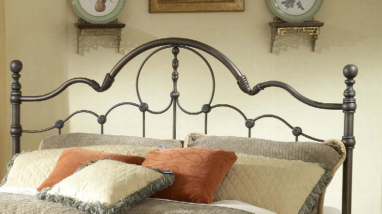 1480hkr Venetian Headboard - King - W/rails Old