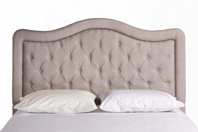 1801hkrt Trieste Headboard - King / Cal King - Rails Included Dove Gray