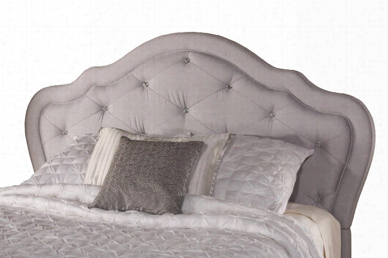 1853hkr Park Place Headboard - King - Frame Included Silver Linen