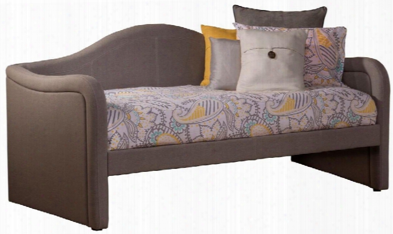 1870db Porter Twin Size Daybed With Pine Wood Construction And Linen Upholstery In Dove Grey