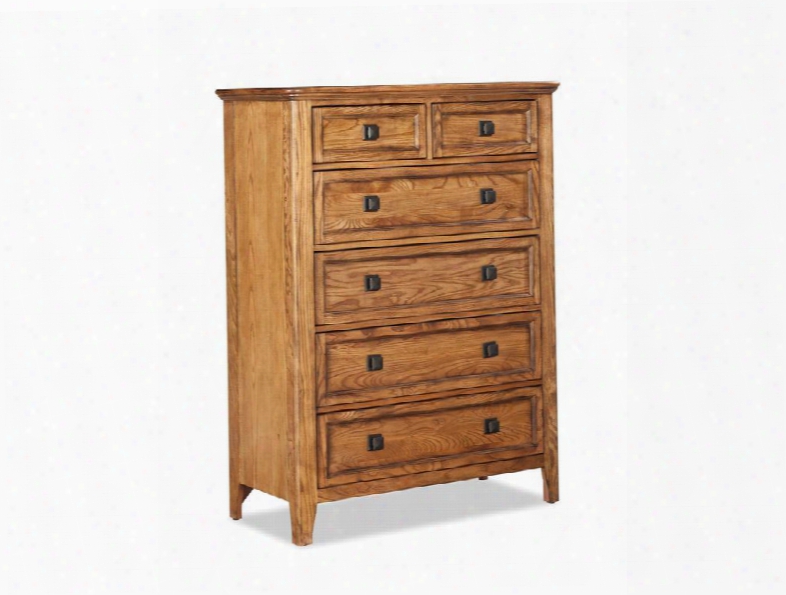 Al-br-536-bas-c Alta Standard Chest With 6 Drawwrs In Brushed