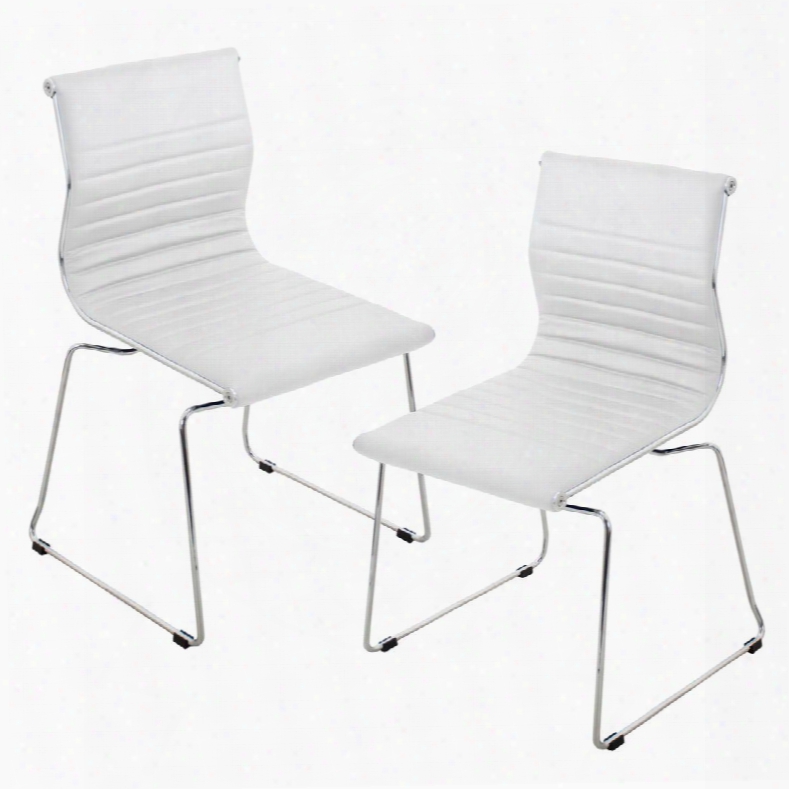 Ch-mstr W K2 Master Stackable Contemporary Chair - Set Of 2 In