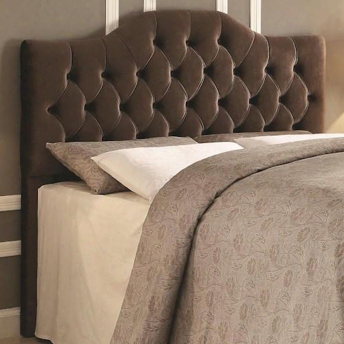 Headingley Collection 300533k 77" Upholstered King/cali King Headboard In Coffee