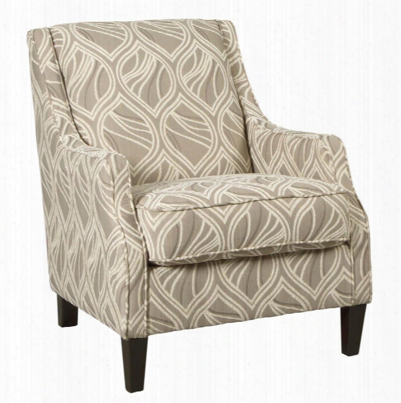 Mauricio Collection 8160121 30" Accent Chair With Fabric Upholstery Piped Stitching And Contemporary Style In