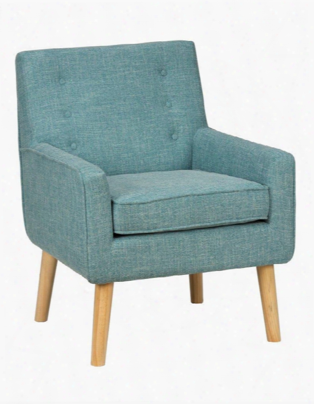 Mila-ch-peacock Mila Mod Accent Chair - Peacock