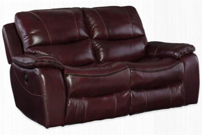 Ss624 Series Ss624-p2-069 66" Traditional-style Living Room Power Motion Loveseat With 63" Full Recline Length 3" Distance From Wall To Recline And Leather