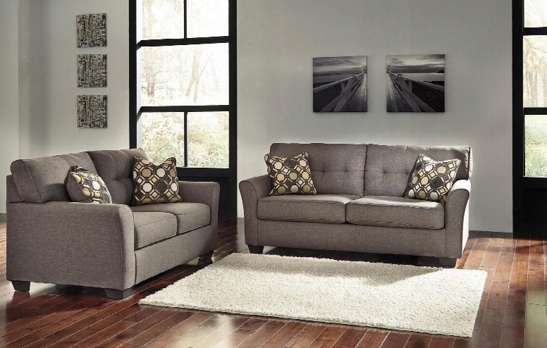 Tibbee 99101-38-35 2-piece Living Room Set With Sofa And Loveseat In