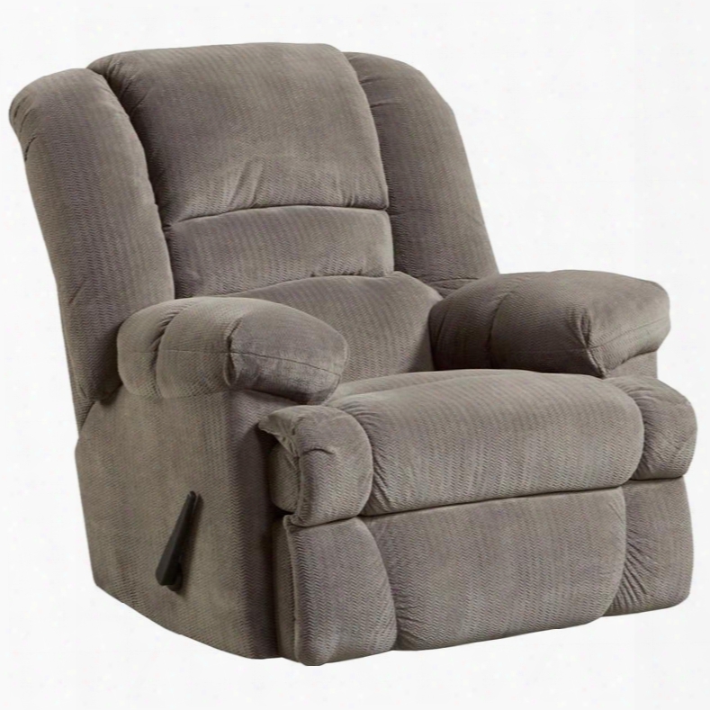 Wm-9830-802-gg Contemporary Dynasty Smoke Microfiber Rocker