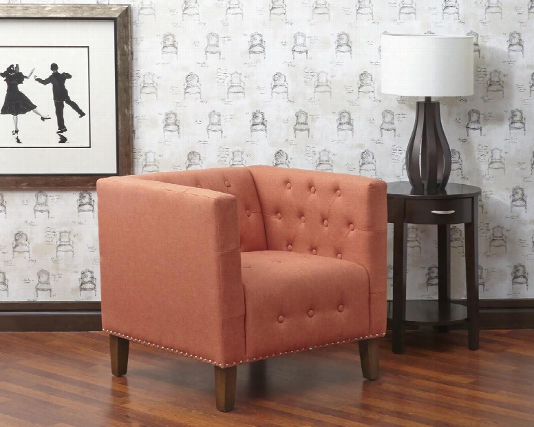 Zoe-ch-mango Zoe Tufted Accent Chair -