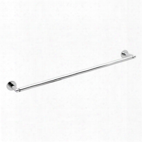 0203pc 24" Towel Bar With Slid Brass Construction In Polished Chrome