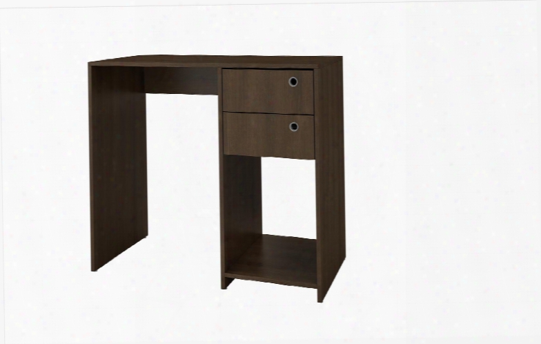 37amc49 Accentuations By Manhattan Comfort  Practical Pascara Work Desk With 2 - Drawers And 1 Cubby In