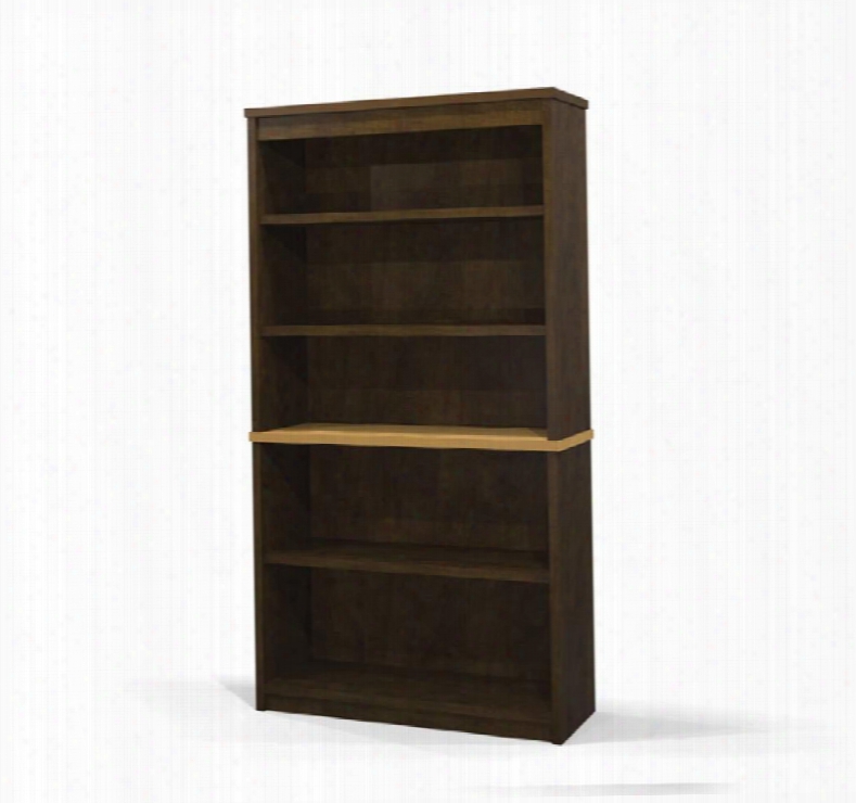 44700-80 Hatley By Bestar Bookcase In Secret Maple &