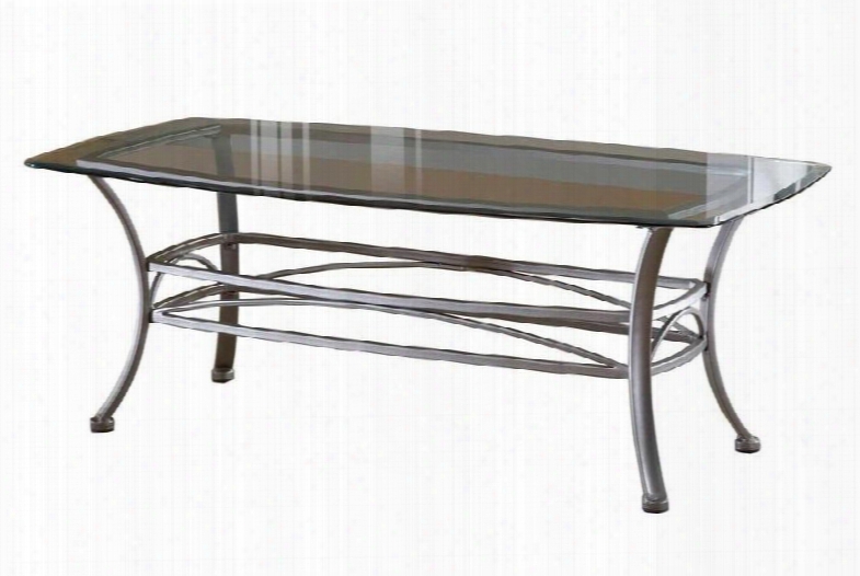 4885otc Abbington Rectangular Coffee Table With Glass Top Curved Legs Elegant Scrollwork And Muted Pewter