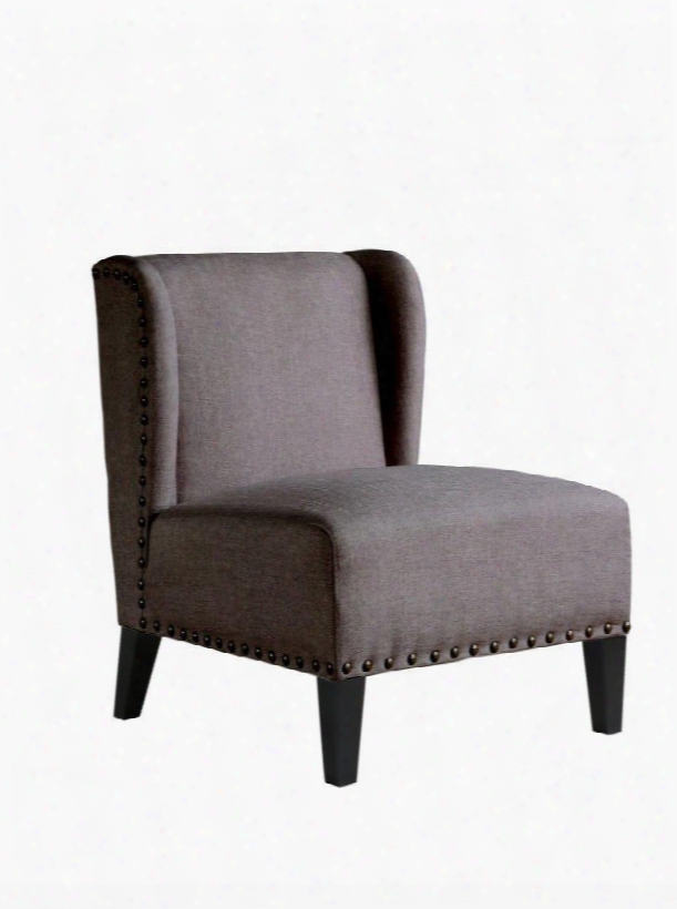 8181-fa -beigemelange Lucca Accent Chair In Beige