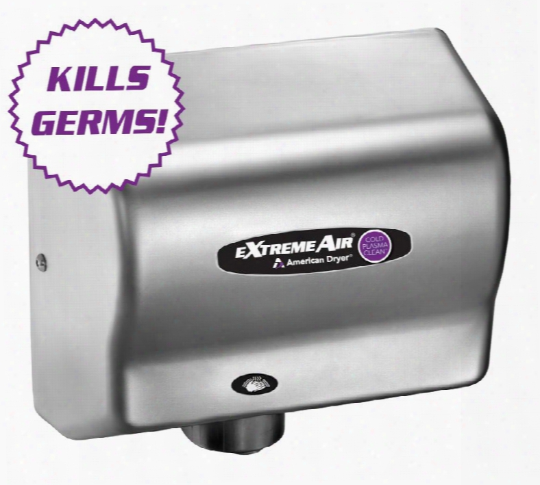 Cpc9-ss Hand Dryer Germ Killing With Adjustable Sound &  Speed And Universal Voltage In Stainless