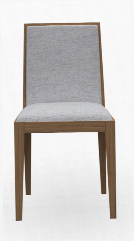 Cpmk029-37-k02 Timber 2 Pc Dining Chair Set With Tapered Legs And Fabric Upholstery In Light Birch