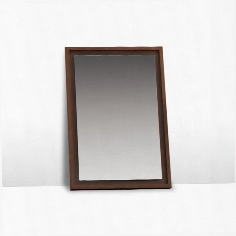 Cpmr12-v36ex Bella 43" Rectangle Mirror With Solid Wood Framed In Timber Tobacco
