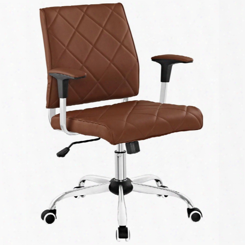 Eei-1247-tan Lattice Vinyl Office Chair