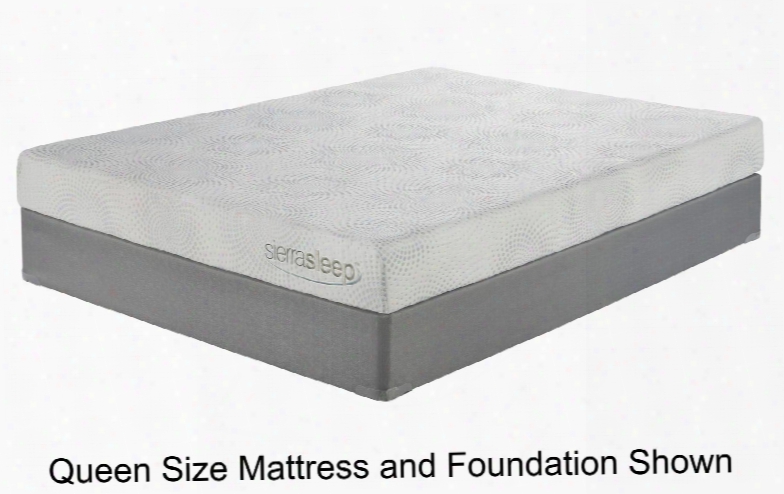 M97141/m81x42 7 Inch Thick Standard Memory Foam Mattress And 2 Foundations Set In King