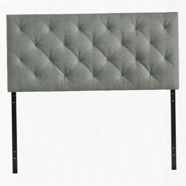 Mod-5315-gry Theodore King Fabric Headboard In