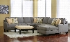 Chamberly 24302-08-17-34-77-46-55 2-Piece Living Room Set with 5PC Right Chaise Sectional and Accent