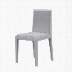 CMPK029-37-V39C Cantun 2 PC Dining Chair with Tapered Legs Upholsltered Seat and Back in White Oak