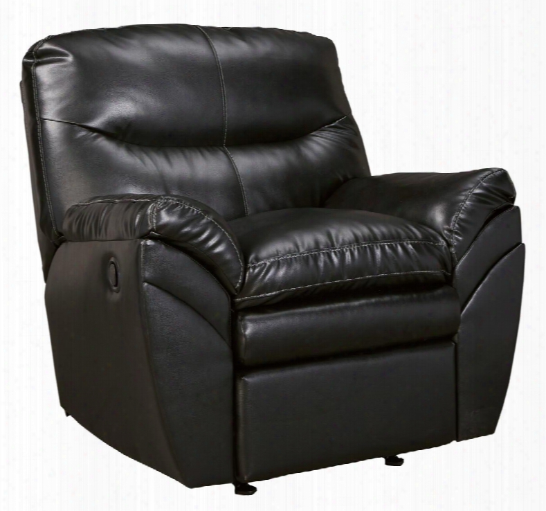 Tassler Durablend Collection 4650125 Rockker Recliner With Plush Padded Arms Stitched Detailing And Contemporary Style In