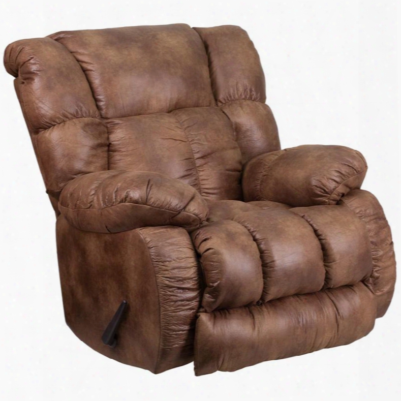 Wa-8230-691-gg Contemporary Breathable Comfort Padre Almond Fabric Rocker