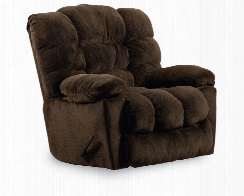 11959 4014-21 Lucas Rocker Recliner With Zero Gravity Mechanism Arm Storage Cup Holder And Tufted Detailing In