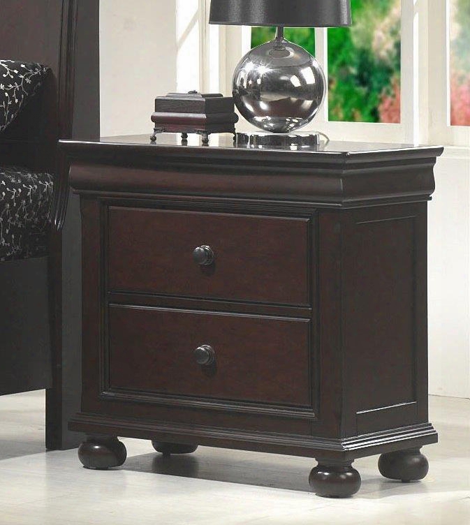 1310-ns Hyde Park 2-drawer Nightstand In
