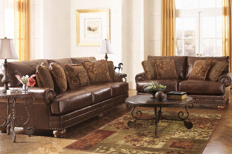 Chaling Durablend 99200sl 2-piece Living Room Set With Sofa And Loveseat In