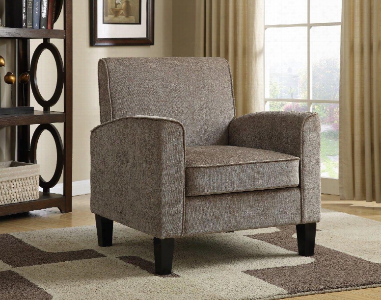 Ds-2279-900-5 Upholstery Accent Chair In Grey