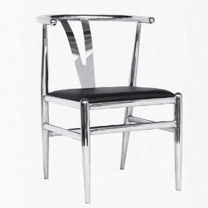 Fmi10084-black Wishsteel Dining Chair