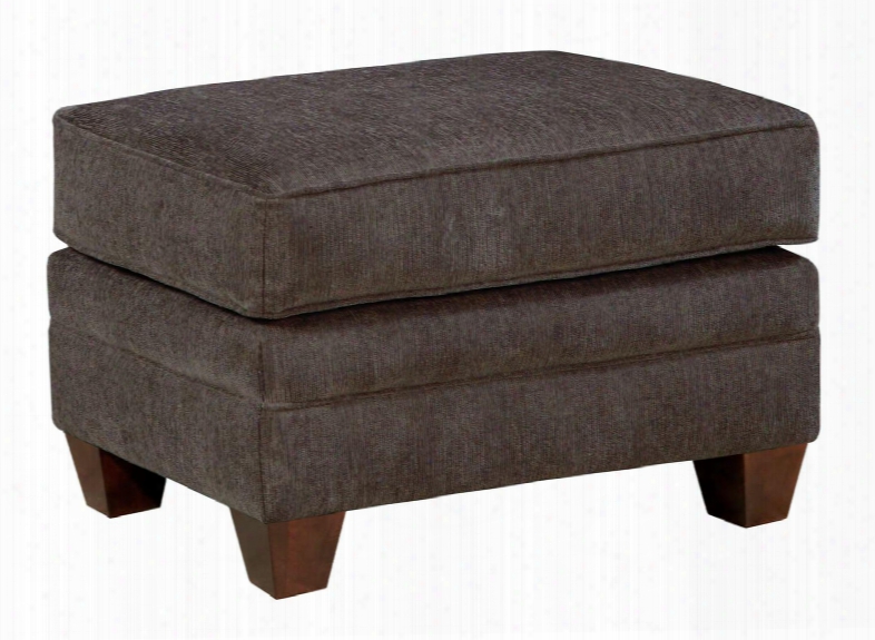 Greenwich 3676-5/8612-96 27" Wide Ottoman With Ultralux Cushion Weltiing Details And Tapered Feet In 8612-96