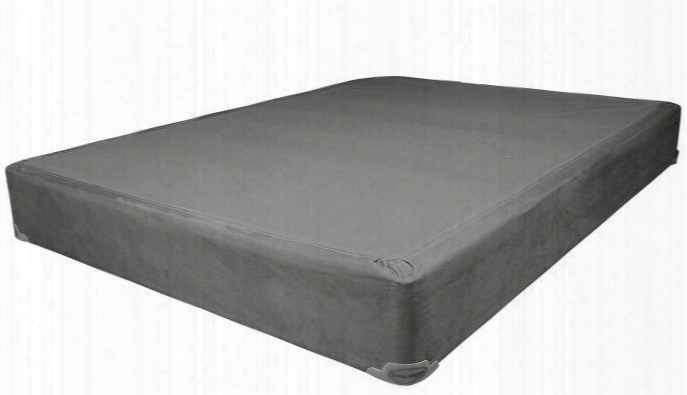 Jade Collection 29104 7" King Size Mattress Foundation Is Made In The Usa In Grey