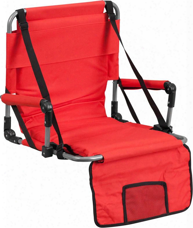 Ty2710-red-gg Folding Stadium Chair In