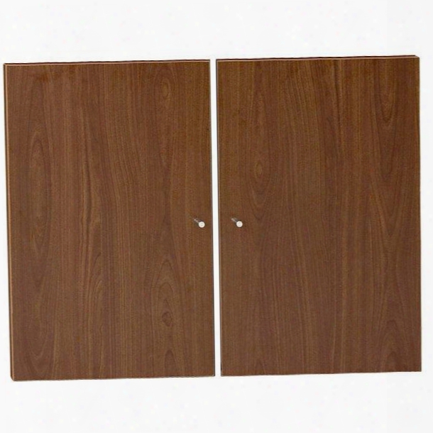 100 Collection A180-wal 30" Doors For Bookcases With Scratch Resisttant High Pressure Melamine Medium-density Fiberboard (mdf) Materials And Open Grain Finish