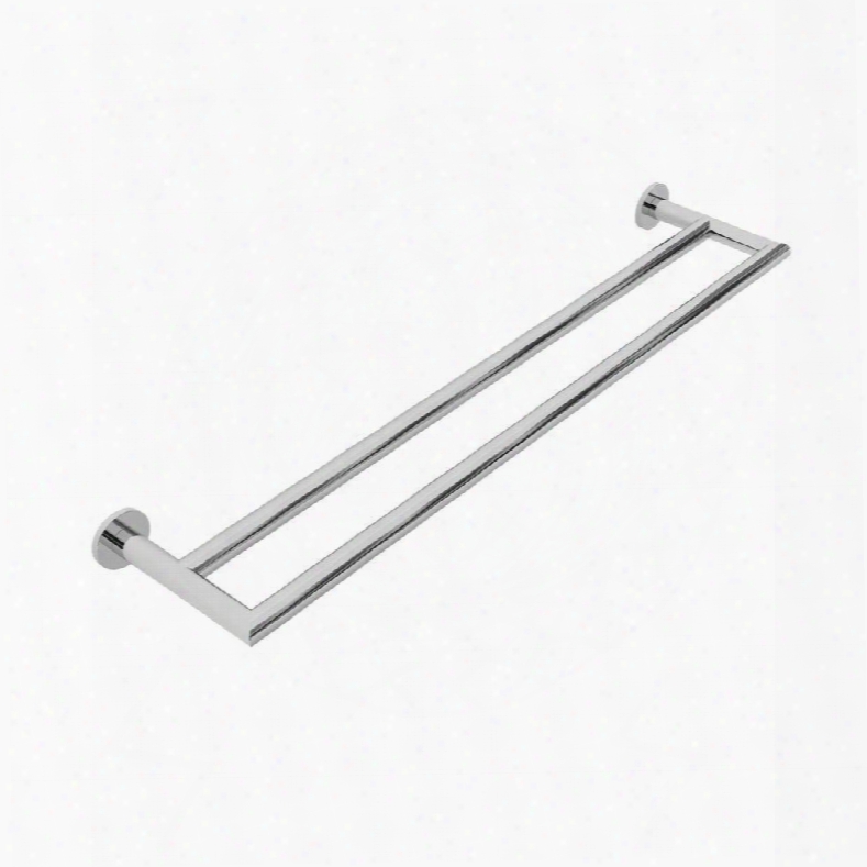 4622-24/pc Kubic 24 In. Double Towel Bar In Polished